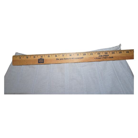 Dalia Collection Light Blue Linen Blend Midi Skirt Size 8 - Picture 9 of 13